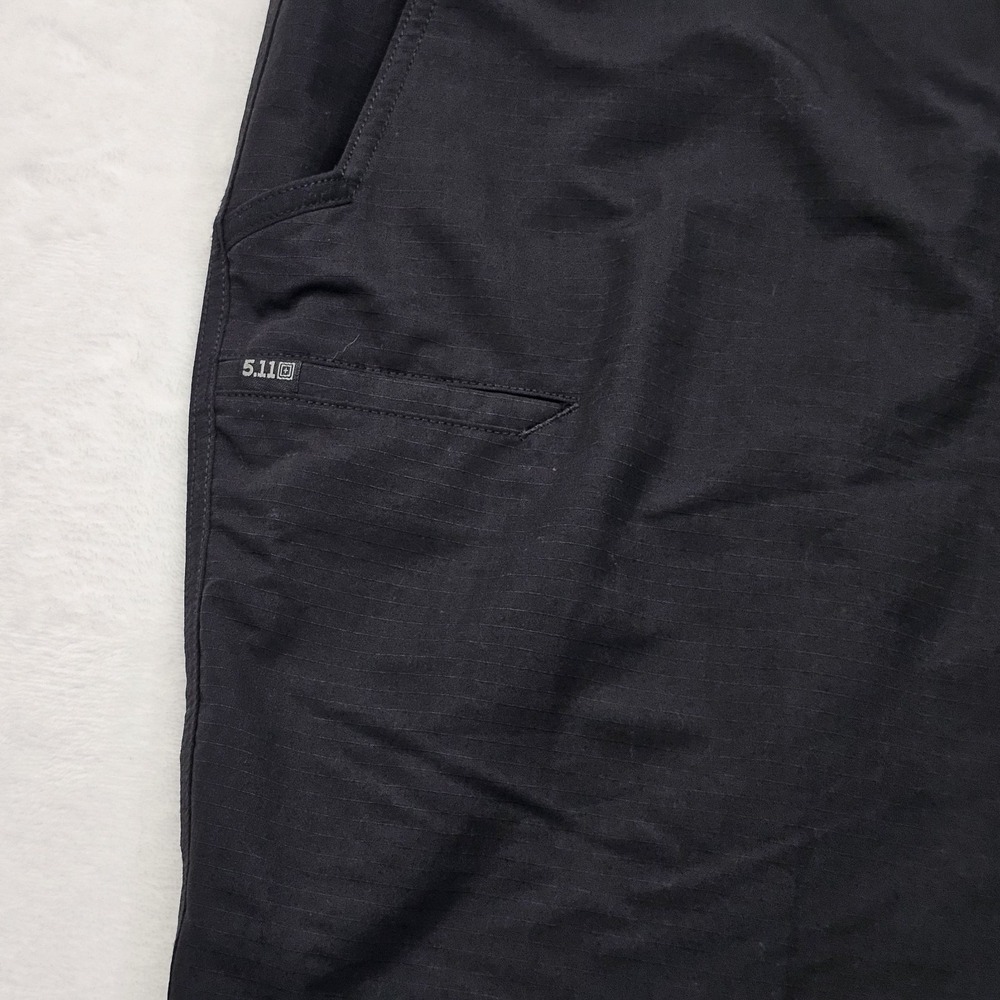 5.11 Tactical Mens 40W Fast-Tac Urban Black Shorts Ripstop Utility Hiking - Picture 10 of 12
